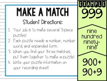 Place Value Activities 4