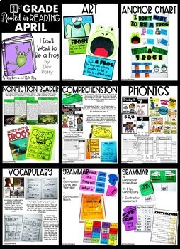 Rooted in Reading 1st Grade April Read Aloud Lesson Plans and Activities 2