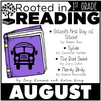 Rooted in Reading 1st Grade August Read Aloud Lesson Plans and Activities 01