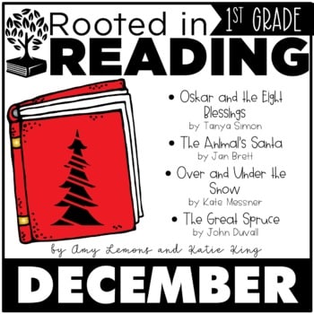 Rooted in Reading 1st Grade December Read Aloud Lesson Plans and Activities 1