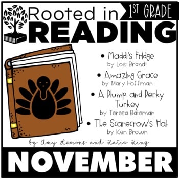 Rooted in Reading 1st Grade November Read Aloud and Lessons 1
