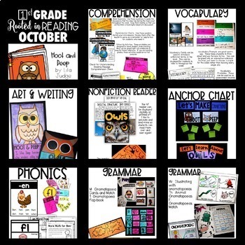 Rooted in Reading 1st Grade October Read Aloud Lesson Plans and Activities 2