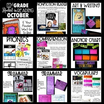 Rooted in Reading 1st Grade October Read Aloud Lesson Plans and Activities 4