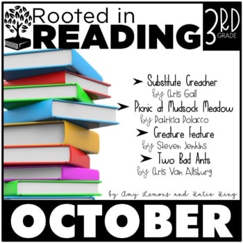Rooted in Reading 3rd Grade October Read Aloud Lessons Activities 1