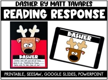 Rooted in Reading Digital and Printable Dasher Reindeer Activities 3