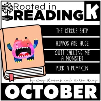 Rooted in Reading Kindergarten October Read Aloud Lessons and Activities 1