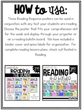 Rooted in Reading Reading Focus Posters 3