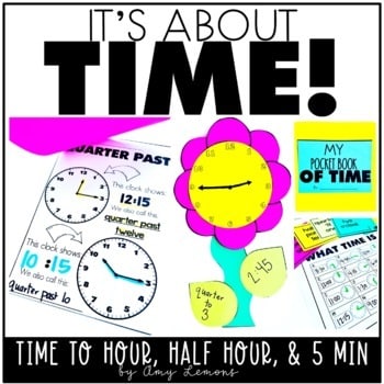 Telling Time to the Hour Half Hour and Five Minutes 1