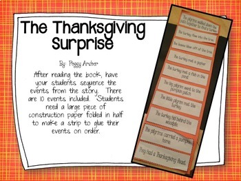 Thanksgiving Reading and Book Activities 4