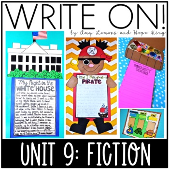 Write On Unit 9 Fiction Monthly Writing ActivitiesLessons for Grades 2 3 1