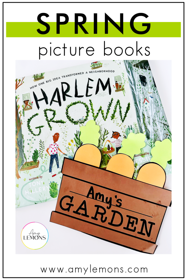 Spring picture books and activity ideas.