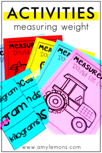 weight problem solving activities