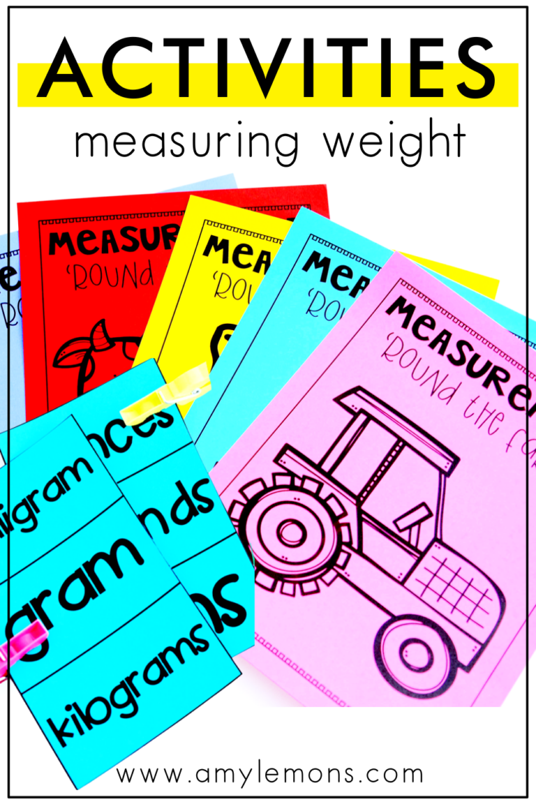 activities for measuring weight