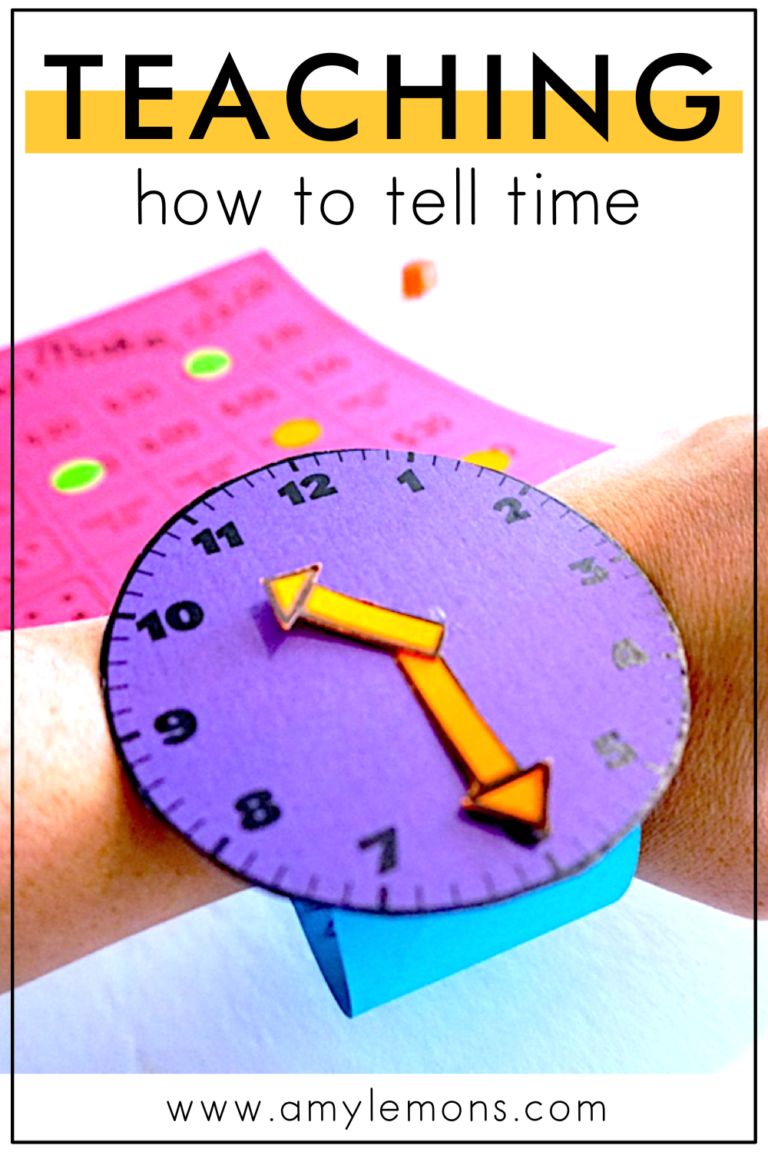 teaching how to tell time