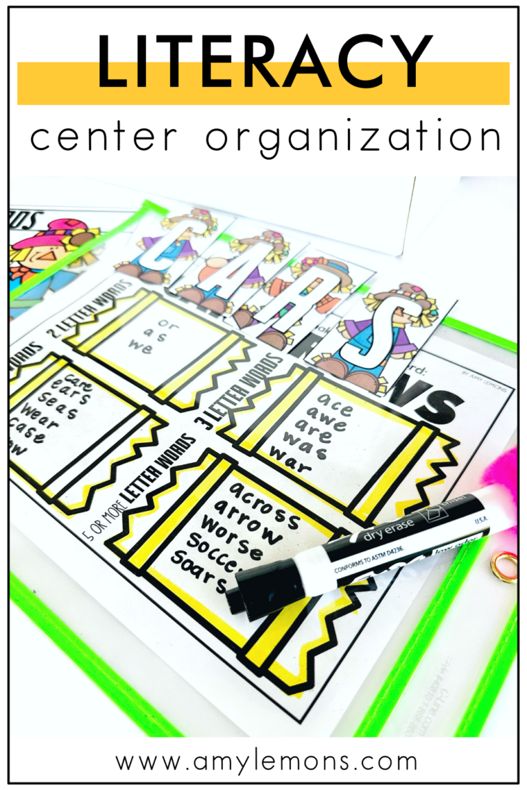Organize Literacy Centers 7