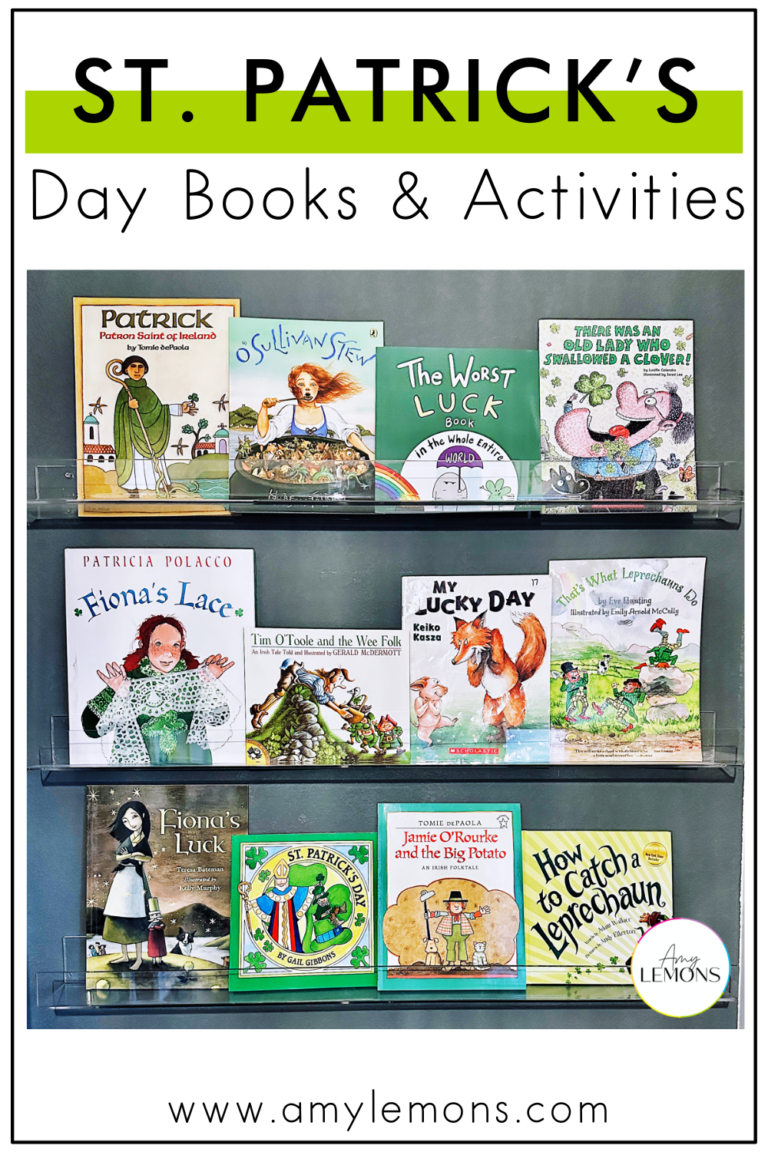 Books and St. Patrick's Day activities for school