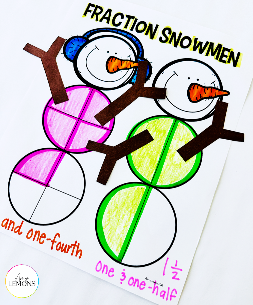 1 Snowman Math Activities