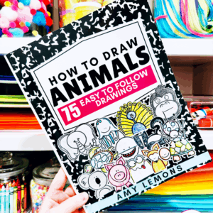 How to Draw Animals for Kids: 75 Easy Step-by-Step Fun Animal Drawings for Beginners, Drawing Pages for Kids Ages 5-9