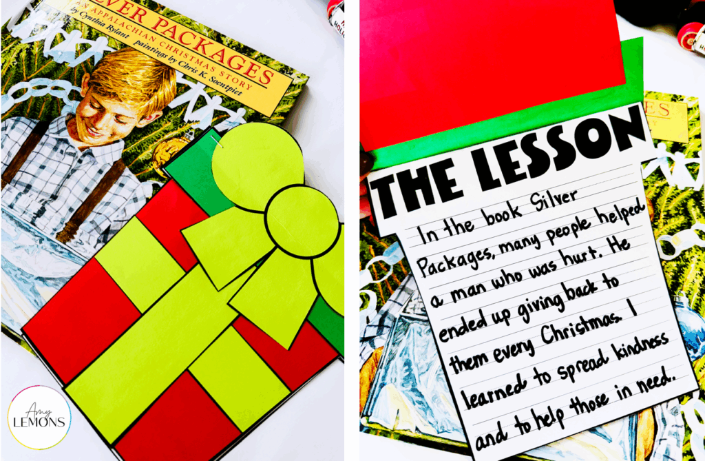 2nd grade comprehension lesson activities with Silver Packages book by Cynthia Rylant
