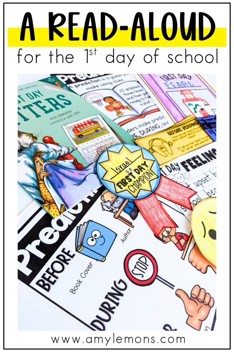 6 First Day of School Book