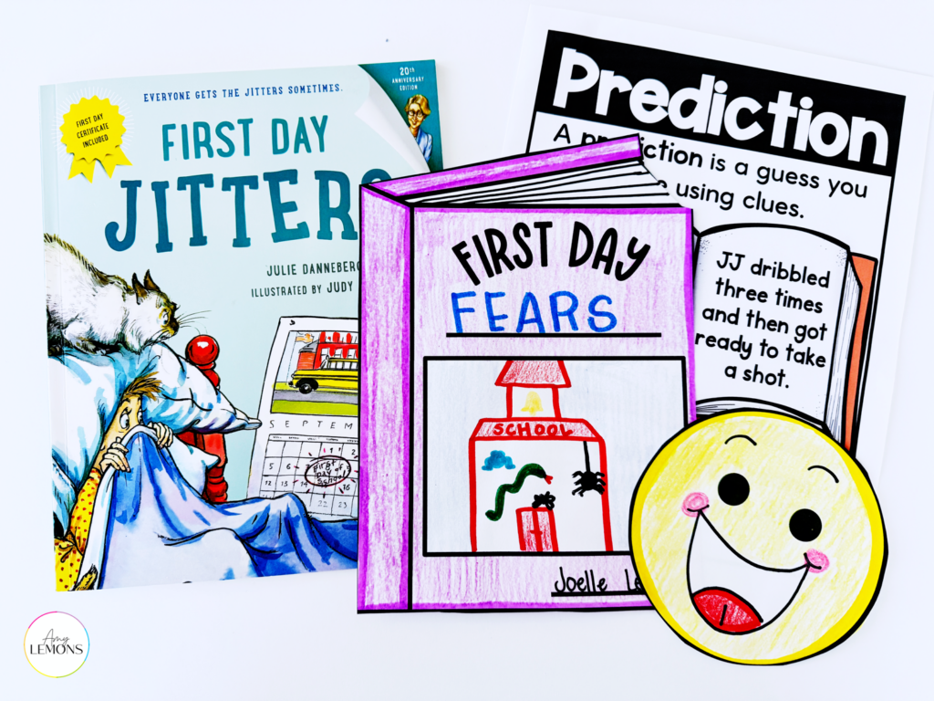 creative book cover activity for back to school read aloud