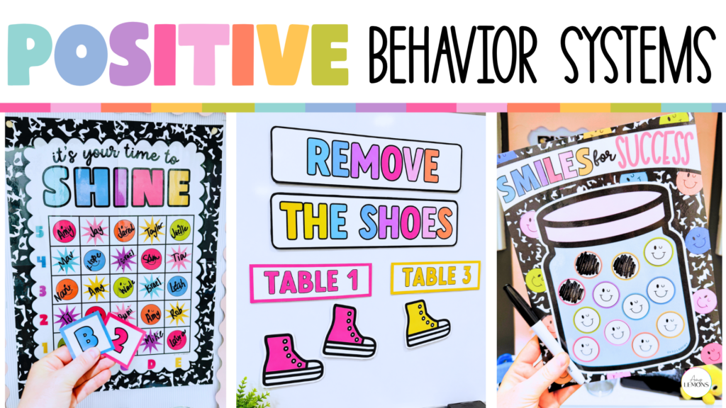 Classroom management systems for positive behavior strategies
