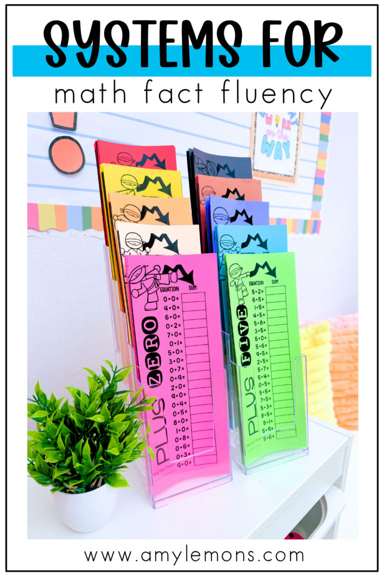 7 Math Fact Fluency Systems