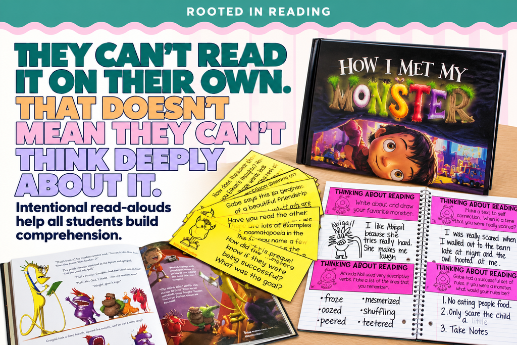 How I Met My Monster picture book for K–3 reading comprehension
